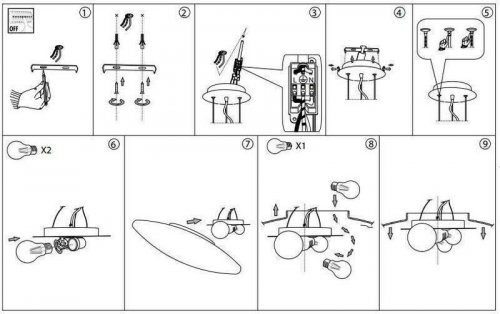Светильник подвесной Ideal Lux SMARTIES BIANCO SP3 D40 (032016) (48927)