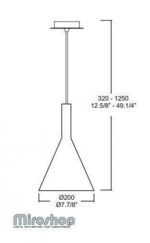 Світильник підвісний Ideal Lux COCKTAIL SP1 SMALL BIANCO (074337) (56221) 