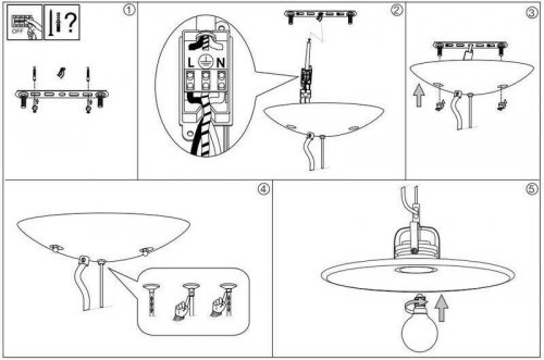 Підвісний світильник Ideal Lux BROOKLYN SP1 D35 (153445) (13007)