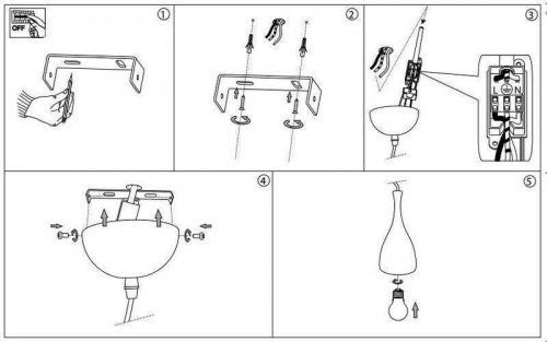 Светильник подвесной Ideal Lux OLIMPIA SP1 BIANCO (013244) (41778)