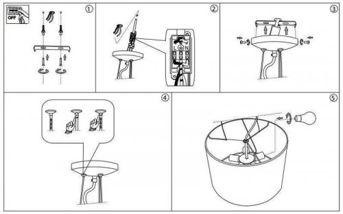 Подвесной светильник Ideal Lux LONDON CROMO SP5 (032351) (41802)
