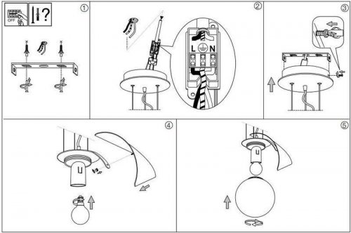 Підвісний світильник Ideal Lux PENOMBRA SP1 OTTONE (176734) (23208)