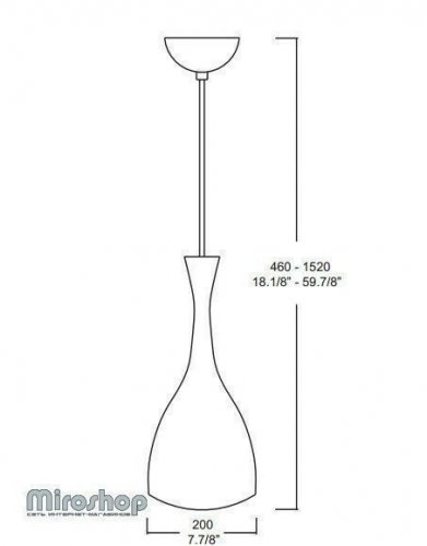 Светильник подвесной Ideal Lux OLIMPIA SP1 NERO (012919) (46159)