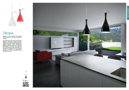 Светильник подвесной Ideal Lux OLIMPIA SP1 NERO (012919) (46159)