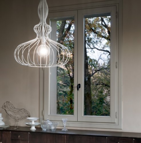 Підвісний світильник Ideal Lux CLARISSA SP1 BIANCO (220604) (23004) 