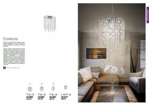 Підвісний світильник Ideal Lux EVASIONE SP4 (062211) (48477) 