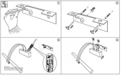 Настінний світильник Ideal Lux BOW AP36 BIANCO (137599) (93972)