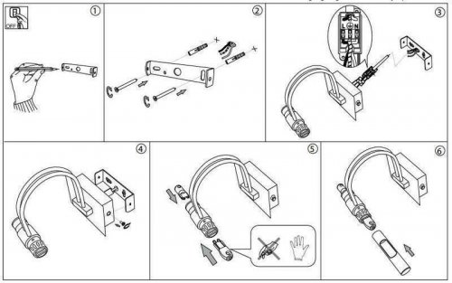 Підсвічування для картин Ideal Lux CICO AP2 BRUNITO (014456) (48352)