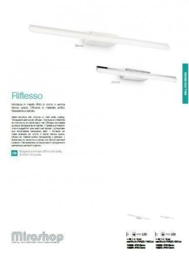 Настінний світильник Ideal Lux RIFLESSO AP90 BIANCO (142289) (93995)