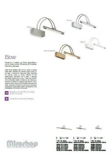 Настенный  светильник  Ideal  Lux  BOW  AP36  OTTONE  SATINATO  (121154)  (93973)