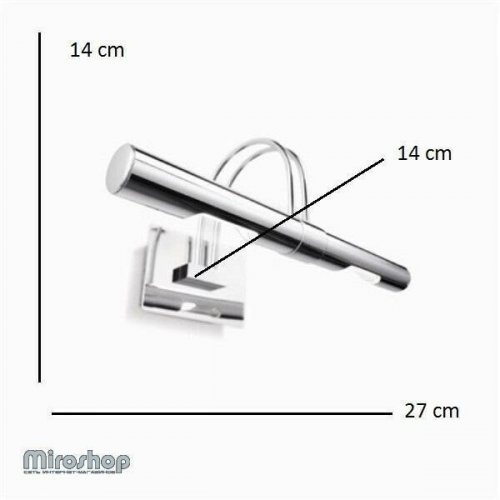 Підсвічування для картин Ideal Lux CICO AP2 CROMO (014432) (41747)