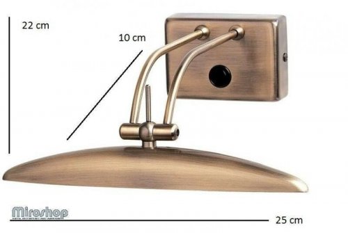 Підсвічування для картин Ideal Lux MIRROR-20 AP2 CROMO (017334) (48716)