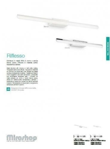 Настінний світильник Ideal Lux RIFLESSO AP60 CROMO (142272) (93994)