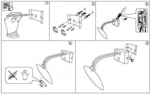 Підсвічування для картин Ideal Lux MIRROR-20 AP2 BRUNITO (017327) (41870)