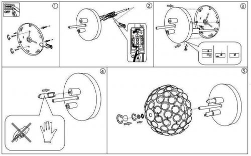 Потолочный  светильник  Ideal  Lux  ORION  AP2  (059112)  (45997)