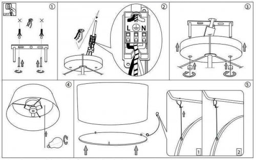 Стельовий світильник Ideal Lux WHEEL PL3 (036014) 
