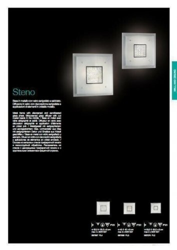 Світильник стельовий Ideal Lux STENO PL2 (087573) (67579) 