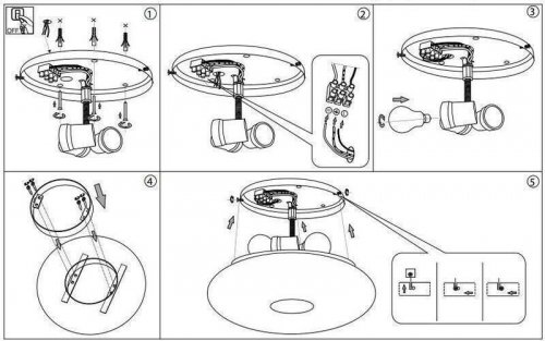 Стельовий світильник Ideal Lux ULISSE PL3 D52 (098586) (88083)