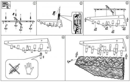 Потолочный  светильник  Ideal  Lux  QUADRO  PL11  (036045)  (48855)