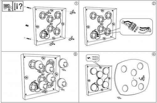 Стельовий світильник Ideal Lux MITO PL6 BIANCO (175690) (13422)