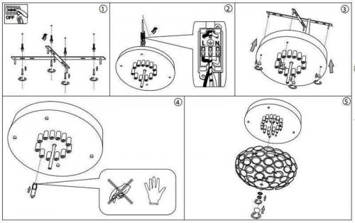 Стельовий світильник Ideal Lux ORION PL12 (059129) (46210)