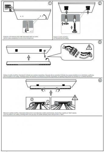Потолочный светильник Ideal Lux FLUO ACCENT 1200 3000K WHITE (192611)
