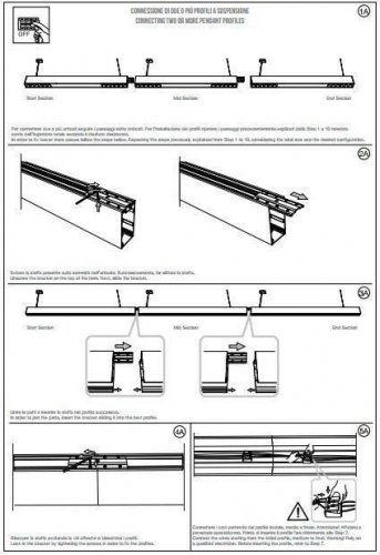 Стельовий світильник Ideal Lux FLUO BI-EMISSION 1800 4000K BLACK (192642)