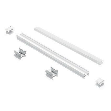 Настенно-потолочный светильник Ideal Lux PROFILO STRIP LED ANGOLARE ALLUMINIO (126531)