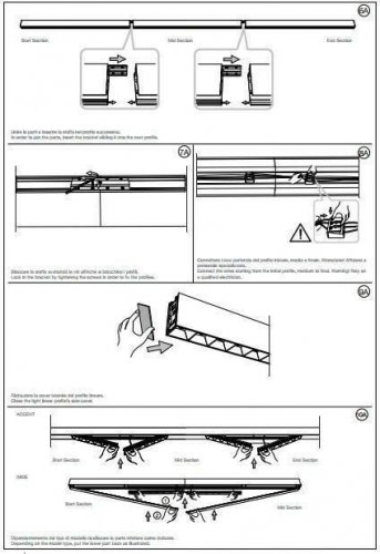 Стельовий світильник Ideal Lux FLUO ACCENT 1800 4000K ALLUMINIUM (192451)