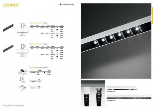 Стельовий світильник Ideal Lux FLUO ACCENT 1800 4000K ALLUMINIUM (192451)