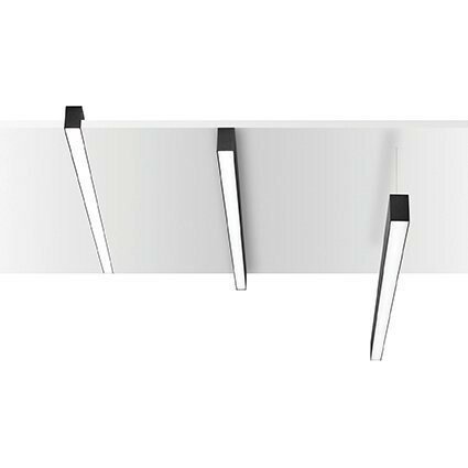 Потолочный  светильник  Ideal  Lux  FLUO  BI-EMISSION  1200  3000K  BLACK  (192710)