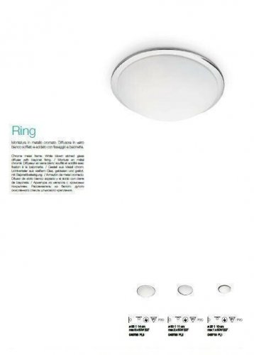 Светильник  потолочный  Ideal  Lux  RING  PL3  (045733)  (46208)