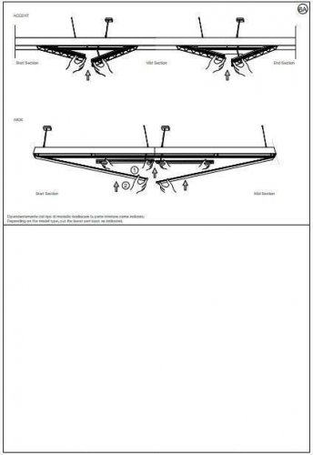 Потолочный  светильник  Ideal  Lux  FLUO  WIDE  1200  4000K  BLACK  (192505)