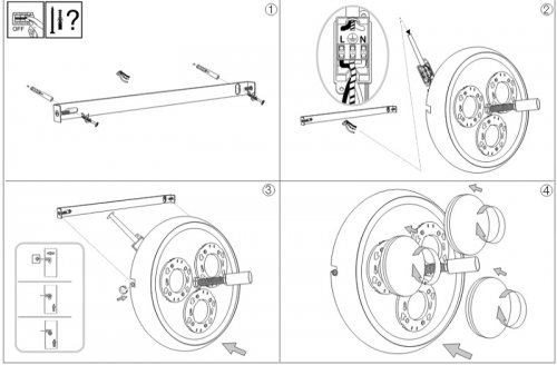 Стельовий світильник Ideal Lux ARIZONA PL3 (214504) (23181) 