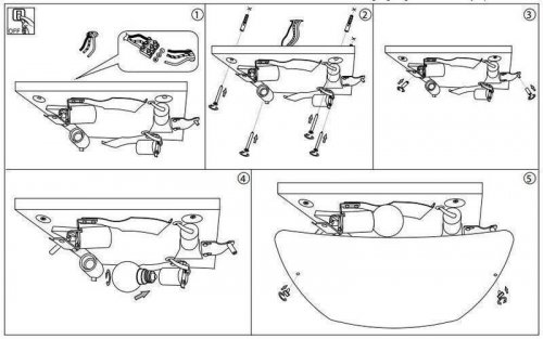 Світильник стельовий Ideal Lux CELINE PL4 (044293) (48348) 
