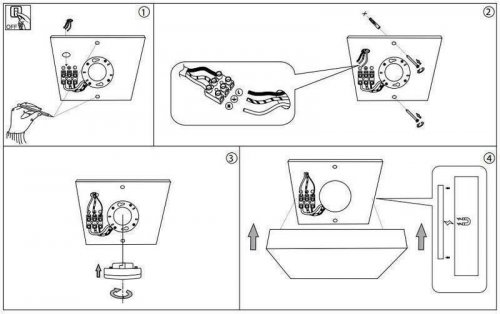 Стельовий світильник Ideal Lux UNION AP1 (116099)