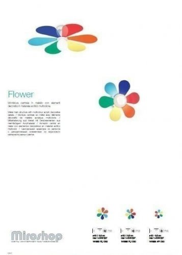 Люстра Ideal Lux FLOWER PL1 D50 (141336) (93765)