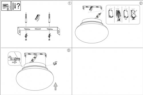 Настенно-потолочный светильник Ideal Lux EVOLUTION PL1 (193090) (23132)