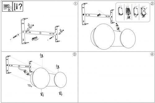 Настінно-стельовий світильник Ideal Lux EVOLUTION PL2 (193137)