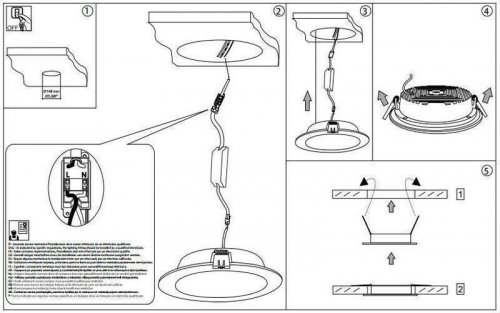 Точковий світильник Ideal Lux GROOVE FI1 20W ROUND (123998) (94255)