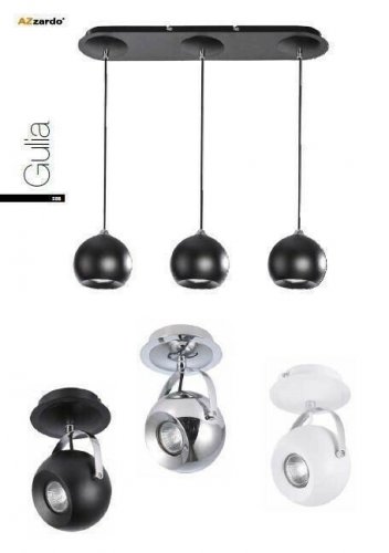 Подвесной светильник Azzardo AZ0637 Gulia 3 (chrome) (FH5953-ACA-120-CH) (15283)