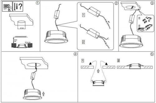 Точковий світильник Ideal Lux BASIC WIDE 20W 4000K (193427) (13053)
