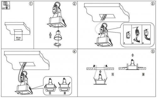 Точковий світильник Ideal Lux FUNKY FI1 CROMO (083193) (94251) 