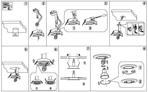 Точковий світильник Ideal Lux SWING FI1 CROMO (083131) (67632) 