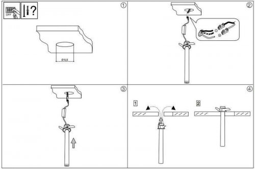 Точковий світильник Ideal Lux EYE BIANCO (186986) (13093)