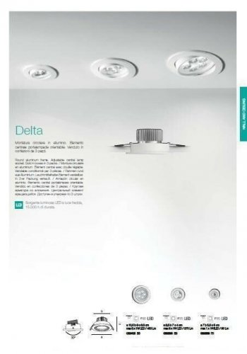 Точковий світильник Ideal Lux DELTA FI5 BIANCO (062402) (67621) 