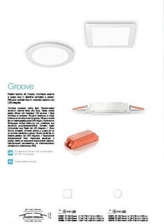 Точковий світильник Ideal Lux GROOVE FI1 10W ROUND 4000K (147666) (94253)