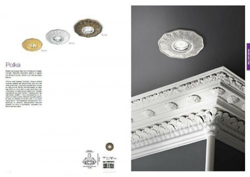 Точковий світильник Ideal Lux POLKA FI1 OTTONE (115610) (94271)