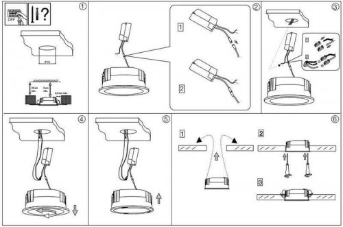 Точковий світильник Ideal Lux BASIC WIDE 30W 3000K (193540) (13005)