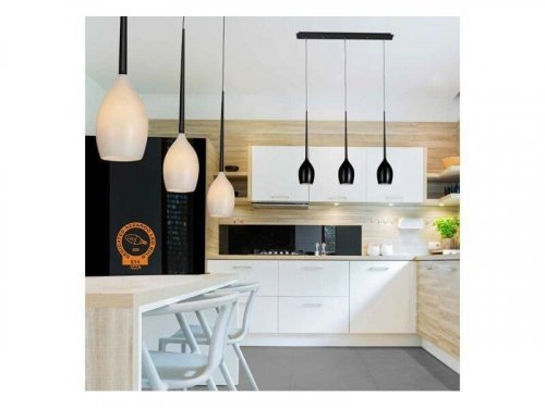Підвісний світильник Azzardo AZ2321 Izza 3 (shiny black) (MD1288B-3-SBK)